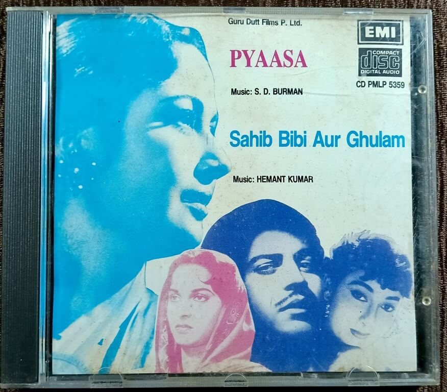 Pyaasa (1957) S. D. Burman / Sahib Bibi Aur Ghulam (1962) Hemant Kumar Pre-Owned EMI Imported Audio CD