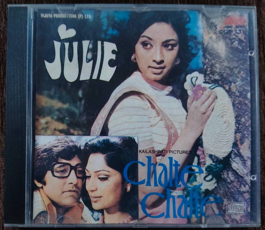 Julie (1975) Rajesh Roshan / Chalte Chalte (1976) Bappi Lahiri Pre-Owned Music India Audio CD