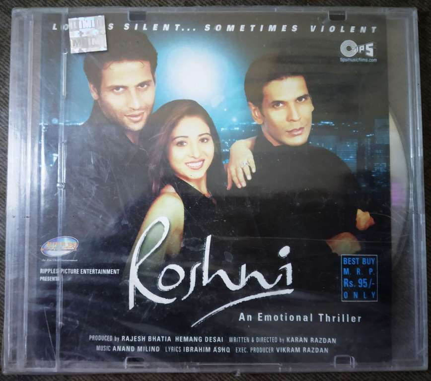 Roshni (An Emotional Thriller) (2002) Anand-Milind Pre-Owned Tips Audio CD
