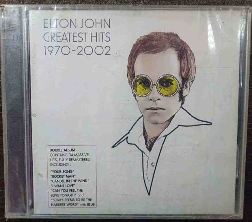 Elton John - Greatest Hits 1970-2002 (2002) Elton John, Ann Orson & Davey Johnstone Pre-Owned Mercury Records Double Audio CD
