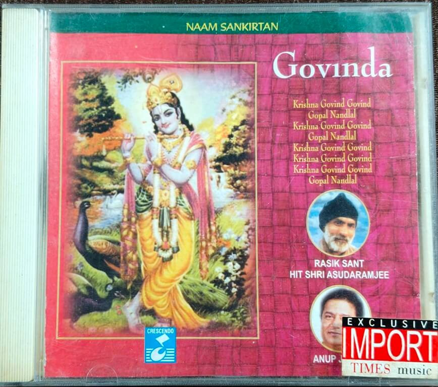 Anup Jalota – Govinda - Naam Sankirtan (1990) Anup Jalota Pre-Owned Crescendo Music Audio CD