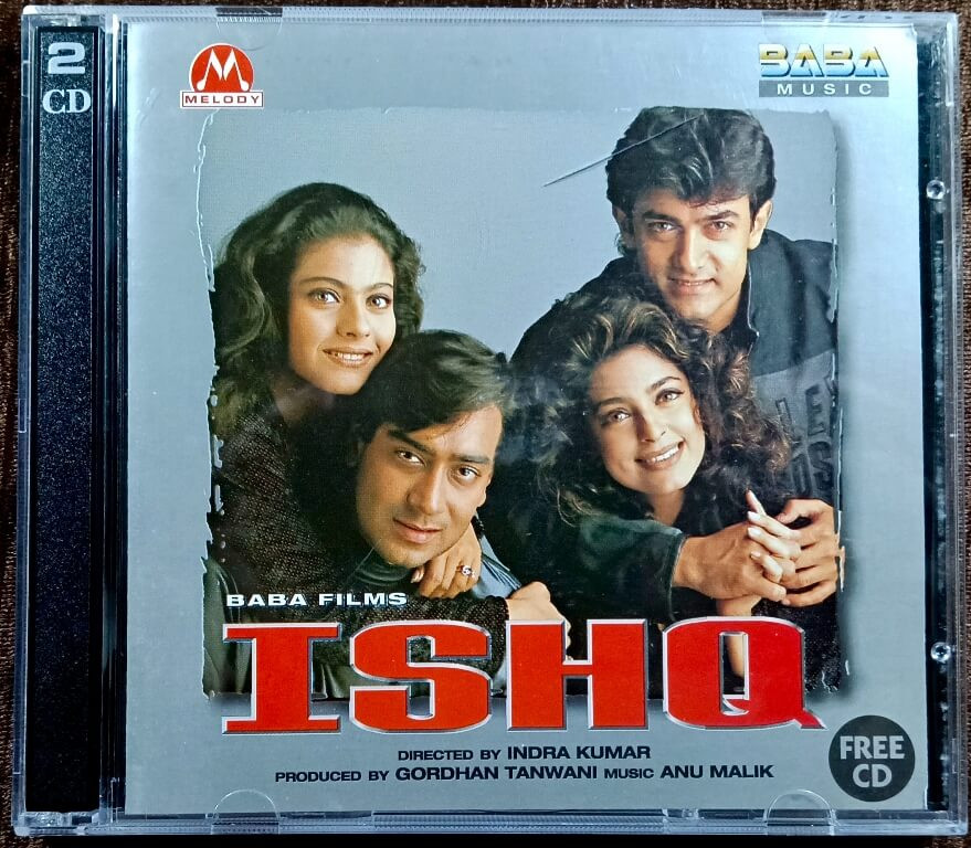 Ishq (1997) Anu Malik Pre-Owned Baba Music - Melody Imported Double Audio CD Set