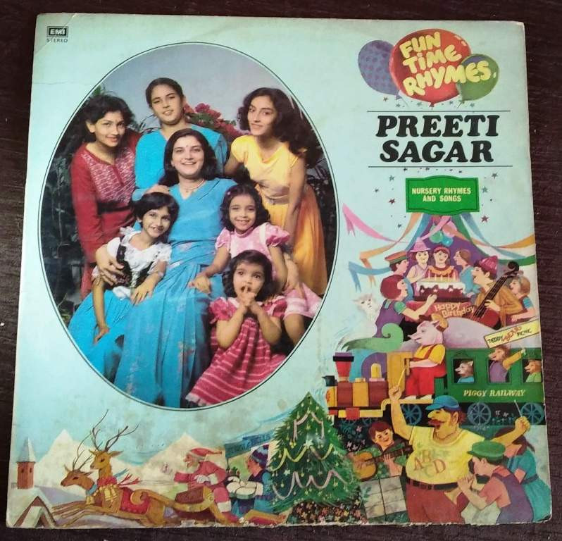 Preeti Sagar - Fun Time Rhymes - Nursury Rhymes And Songs (1985) Enoch Daniels Pre-Owned Vinyl, 12" LP Record