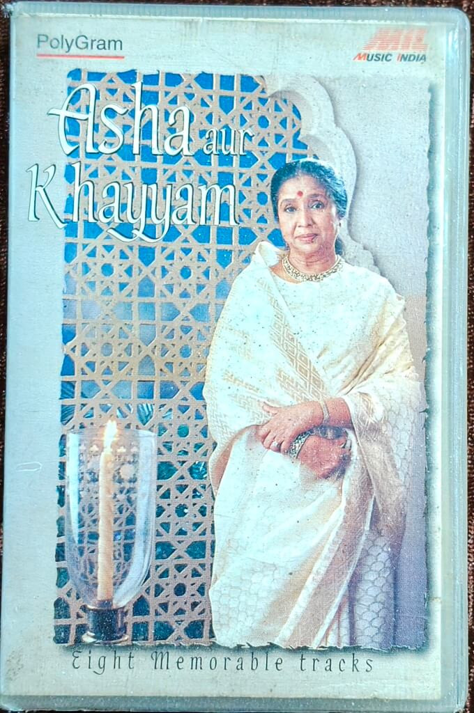 Asha Aur Khayyam - Eight Memorable Tracks (1997)  Khayyam Pre-Owned Music India, Polgram Audio Cassette