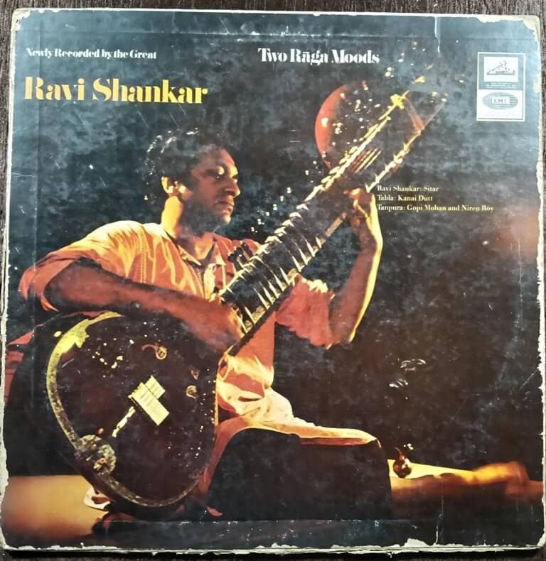 Ravi Shankar – Two Raga Moods (1968) Pre-Owned Vinyl, 12" HMV LP Record