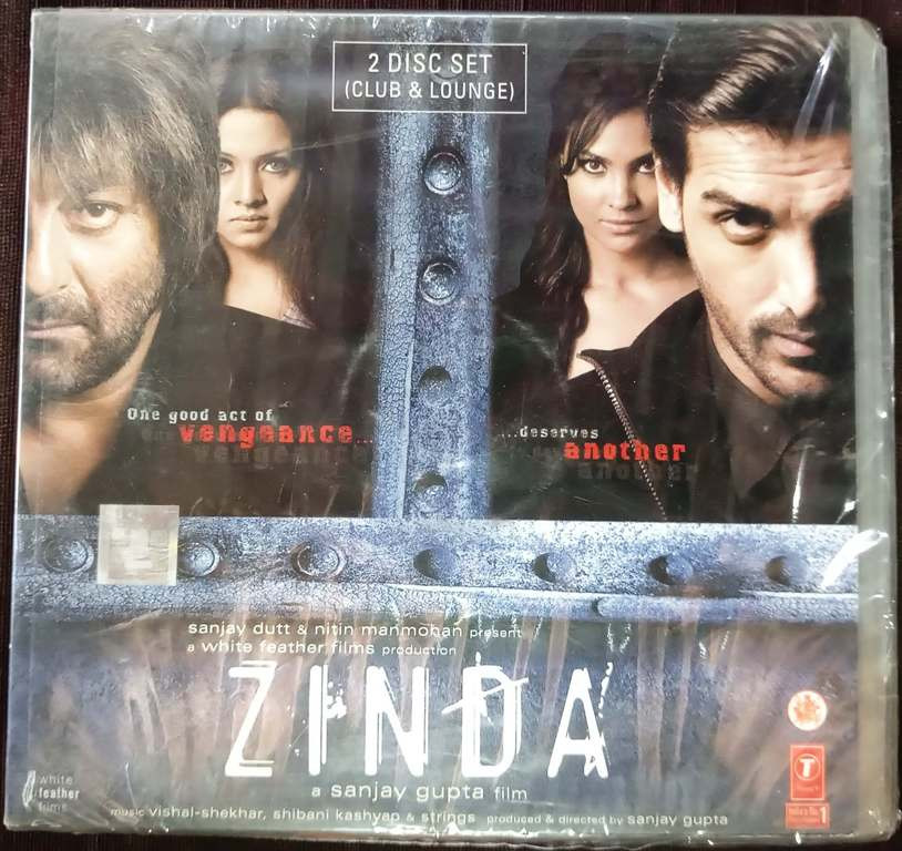 Zinda (2005) Shibani Kashyap, Strings & Vishal-Shekhar Pre-Owned T-Series Double Audio CD