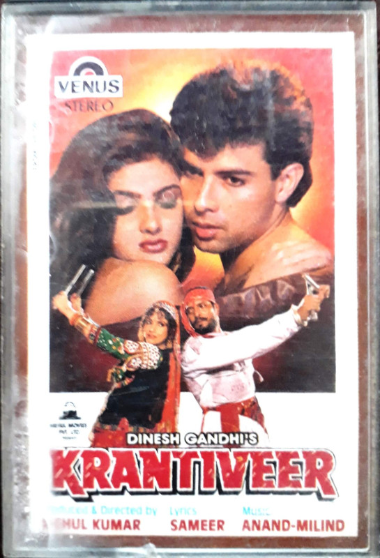 Krantiveer (1994) Anand-Milind Pre-Owned Venus Audio Cassette
