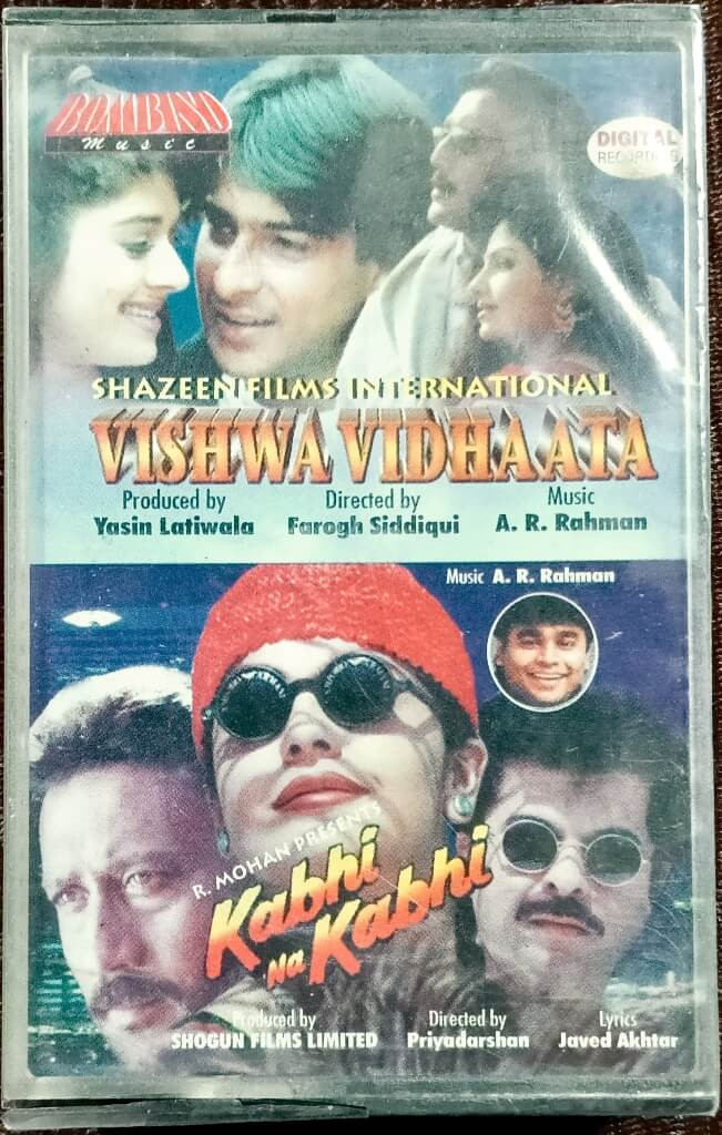 Vishwa Vidhaata (1997) A.R. Rahman / Kabhi Na Kabhi (1997) A.R. Rahman Pre-Owned Bombino Music Audio Cassette