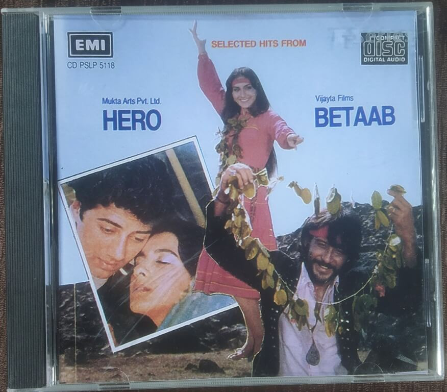 Hero (1983) Laxmikant Pyarelal / Betaab (1983) R D Burman Pre-Owned EMI Imported Audio CD