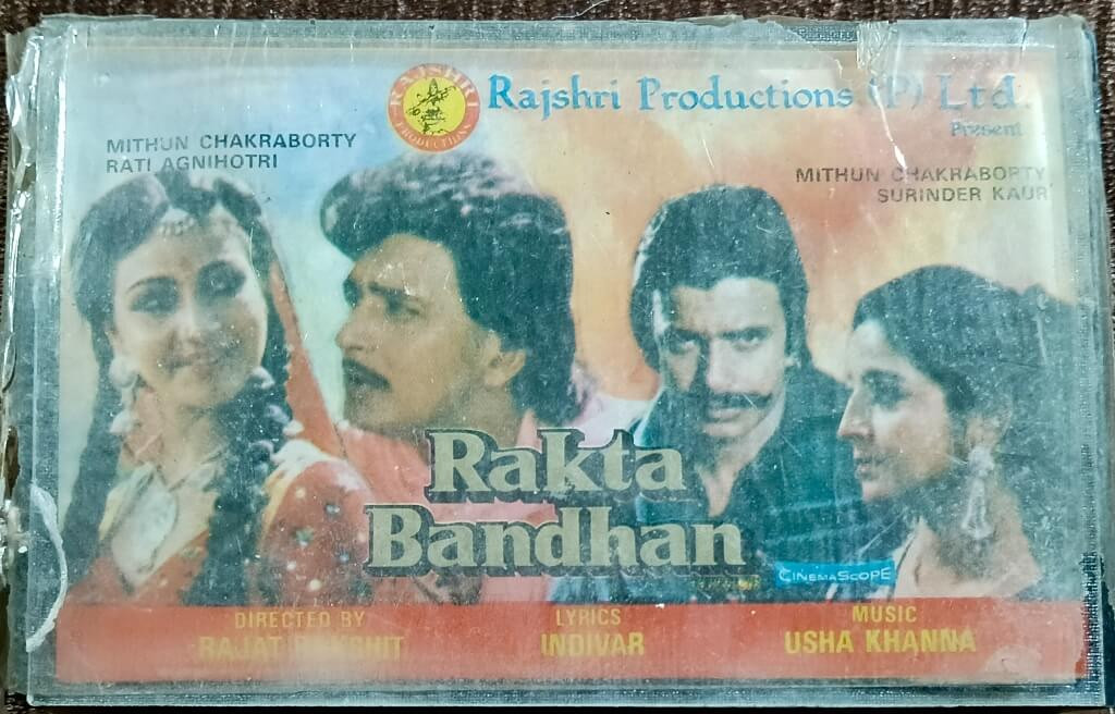 Rakta Bandhan (1984) Usha Khanna Pre-Owned Rajshri Pictures Audio Cassette
