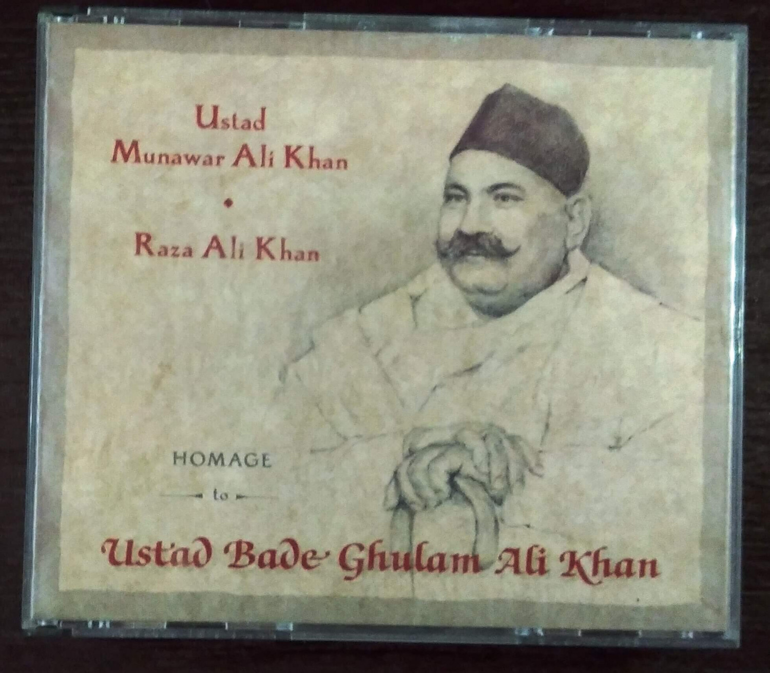 Munawar Ali Khan, Raza Ali Khan – HOMAGE To Ustad Bade Ghulam Ali Khan (1989) Tanmoy Bose Pre-Owned Audiorec Record Imported Three Audio CD