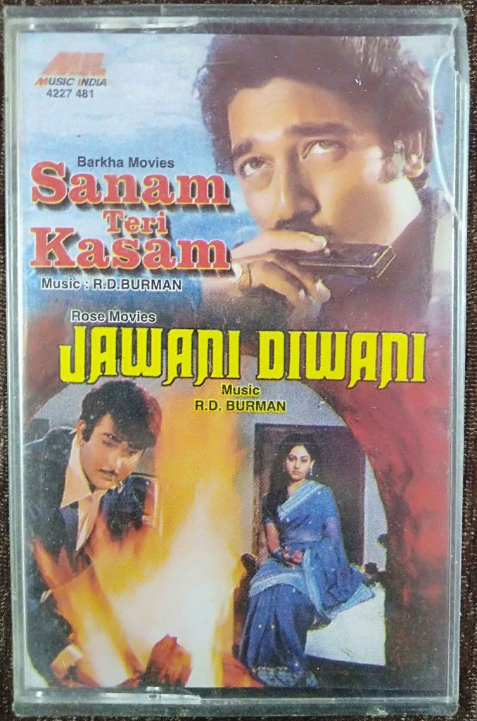 Sanam Teri Kasam (1982) R.D. Burman / Jawani Diwani (1972) R.D. Burman Pre-Owned Music India Audio Cassette