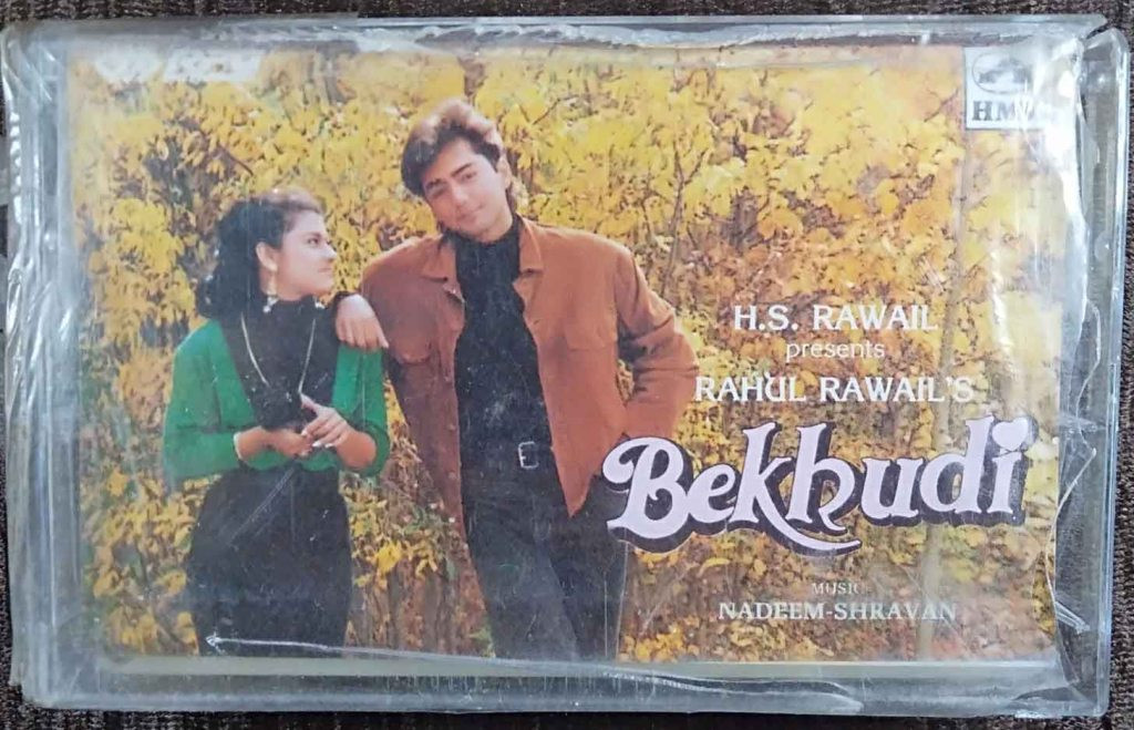Bekhudi (1992) Nadeem-Shravan Pre-Owned HMV Audio Cassette