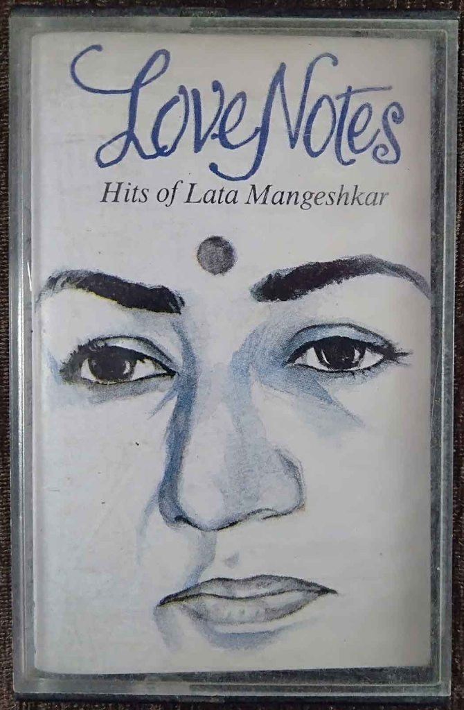 Lata Mangeshkar - Love Notes - Hits Of Lata Mangeshkar (1987) Compilation Pre-Owned CBS, Pan Music Audio Cassette