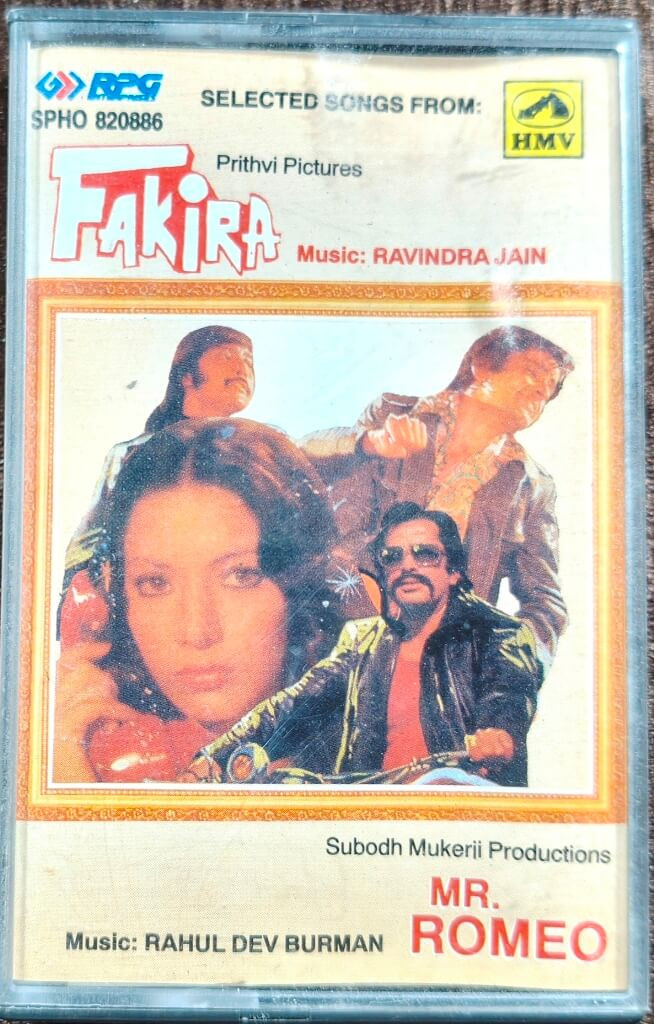 Fakira (1975) Ravindra Jain / Mr Romeo (1973) R D Burman Pre-Owned HMV - RPG Music Audio Cassette