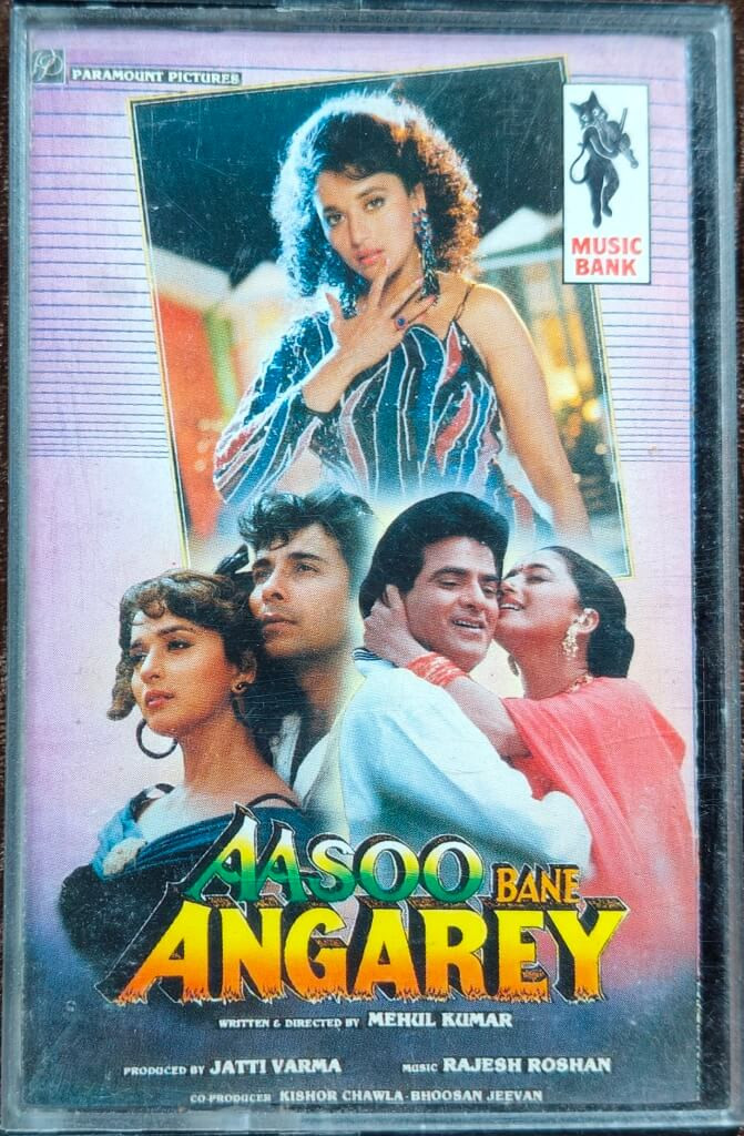 Aasoo Bane Angarey (1993) Rajesh Roshan Bollywood OST Pre-Owned Music Bank Audio Cassette