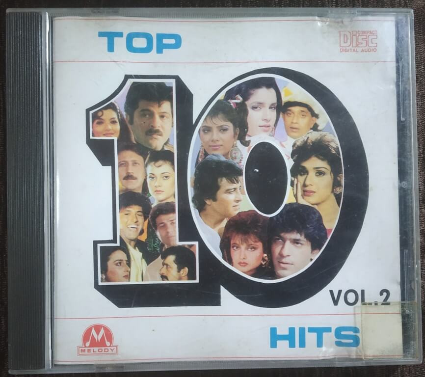 TOP 10 Hits Vol.2 () BAPPI LAHIRI, ANNU MALIK, RAJESH ROSHAN, LAXMIKANT PYARELAL & BABLA Pre-Owned Melody Audio CD