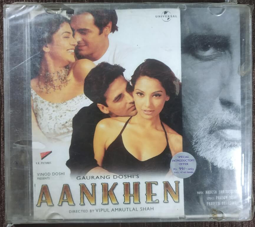 Aankhen (2002) Aadesh Shrivastava & Jatin-Lalit Pre-Owned Universal Audio CD