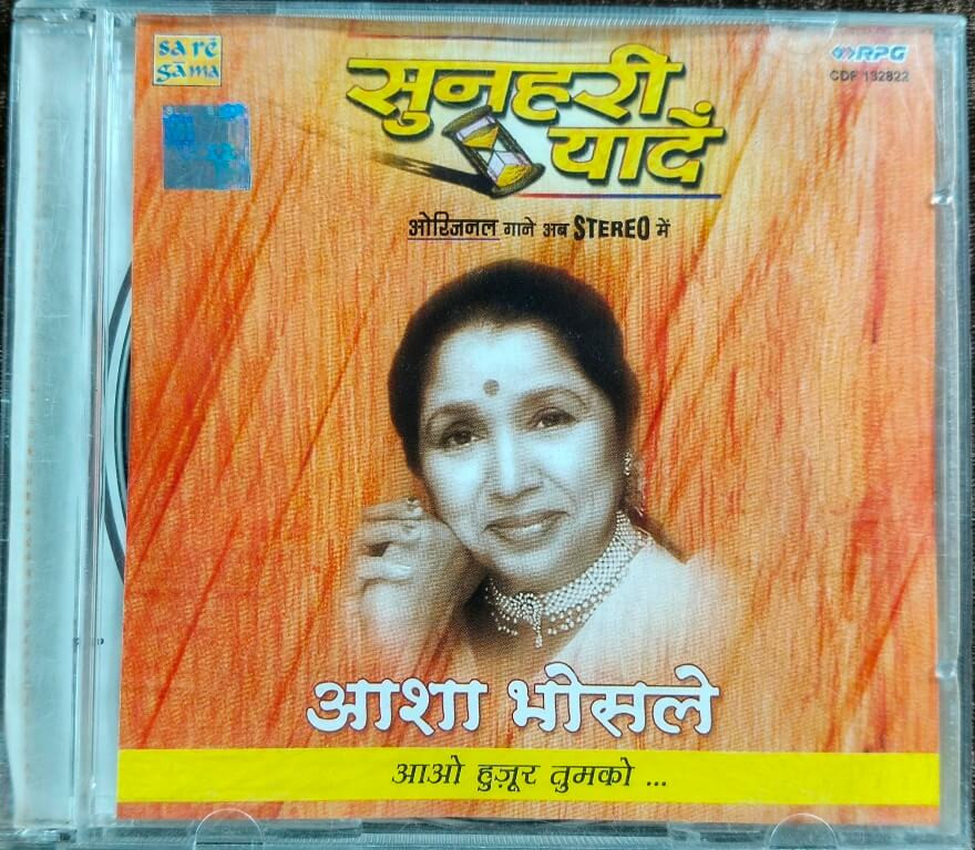 Asha Bhosle – Sunheri Yaadein – Aao Huzoor Tumko (2004) Bollywood OST Compilation Pre-Owned Saregama-RPG Audio CD