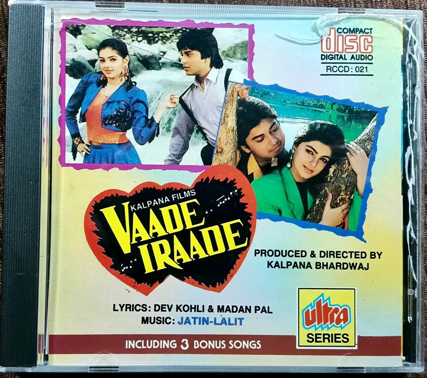 Vaade Iraade (1994) Jatin Lalit Pre-Owned Ultra Series Audio CD