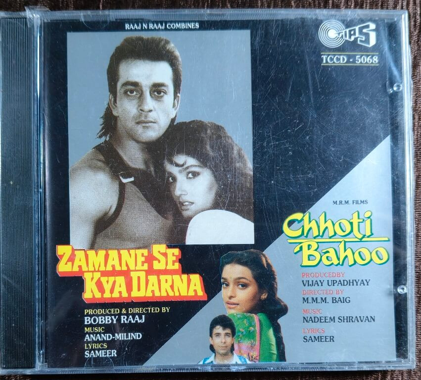 Zamane Se Kya Darna (1994) Anand-Milind / Chhoti Bahoo (1994) Nadeem-Shravan Pre-Owned Tips Imported Audio CD