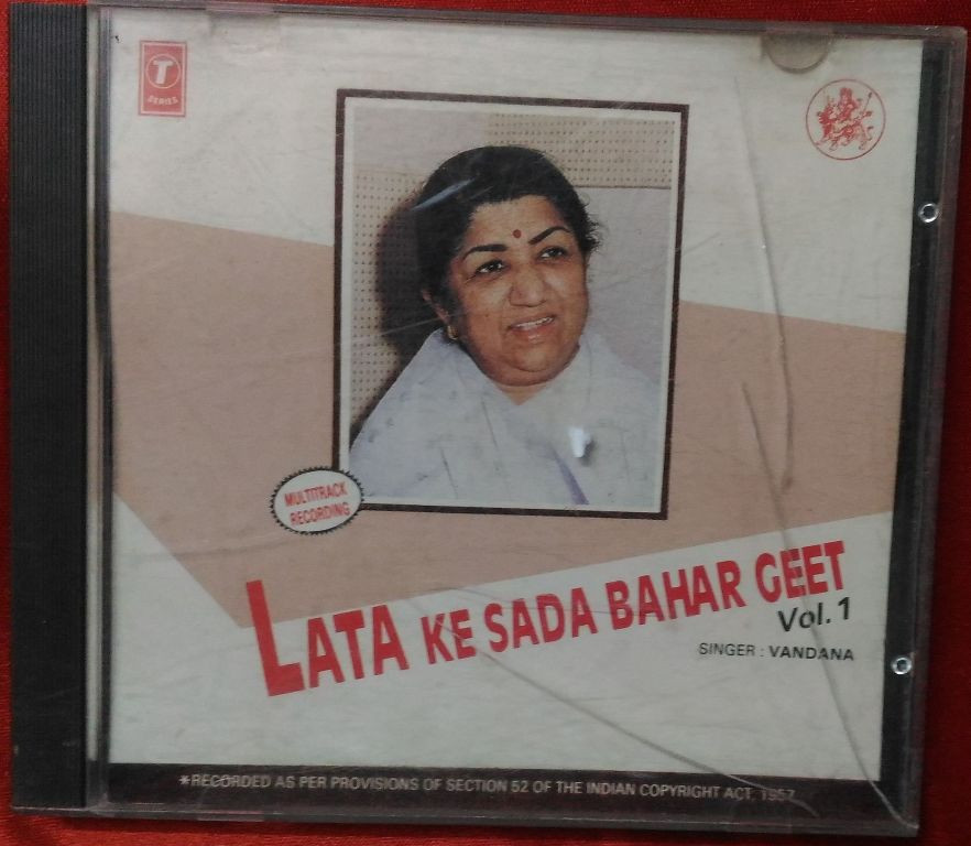 Lata Ke Sadabahar Geet Vol 1 (1988) Compilation Pre-Owned T-Series Audio CD