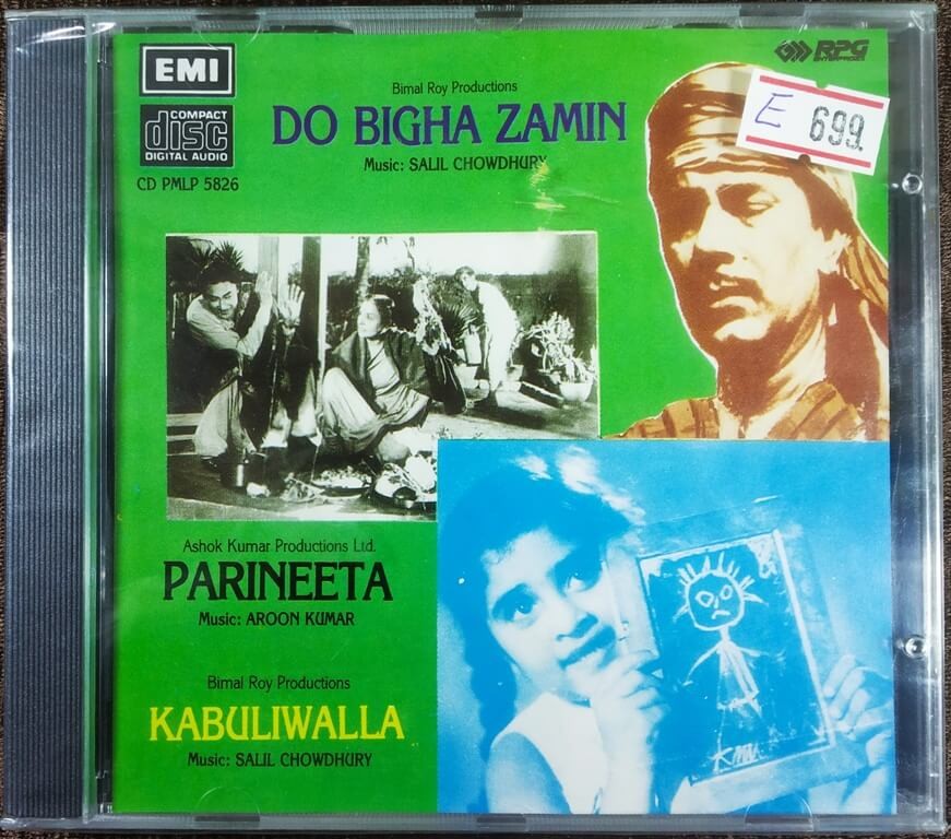Do Bigha Zamin (1953) Salii Chowdhury / Parineeta (1953) Aroon Kumar / Kabuliwalla (1961) Salii Chowdhury Pre-Owned Imported Audio CD