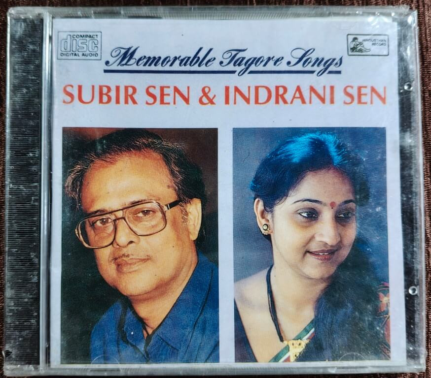 Subir Sen & Indrani Sen - Memorable Tagore Songs (1995) Rabindranath Tagore Pre-Owned Hindusthan Record Audio CD