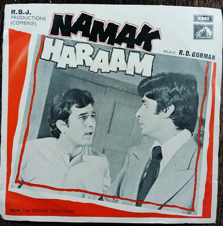 Namak Haraam (1973) Rahul Dev Burman Pre-Owned HMV Vinyl, 7" EP Record