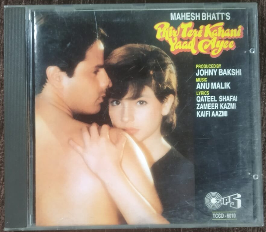 Phir Teri Kahani Yaad Ayee (1993) Anu Malik Pre-Owned Tips Audio CD