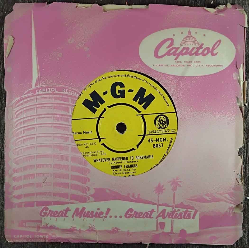 Connie Francis – Your Other Love (1963) Claus Ogerman Pre-Owned Vinyl, 7" SP Record