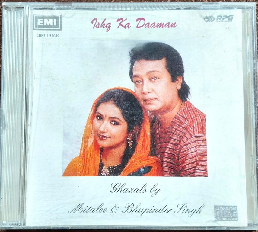 Mitalee & Bhupinder Singh – Ishq Ka Daaman (1994) Music - Bhupinder Ghazals by Mitalee & Bhupinder Singh Pre-Owned EMI Imported Audio CD
