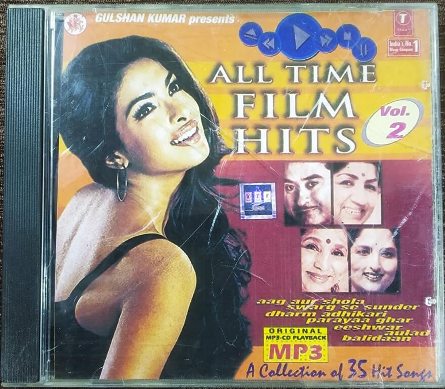 Guishan Kumar Presents- All Time Film Hits -A Collection of 35 Hit Songs-Vol.2 (2001) Compilation Pre-Owned T-Series MP3 Audio CD