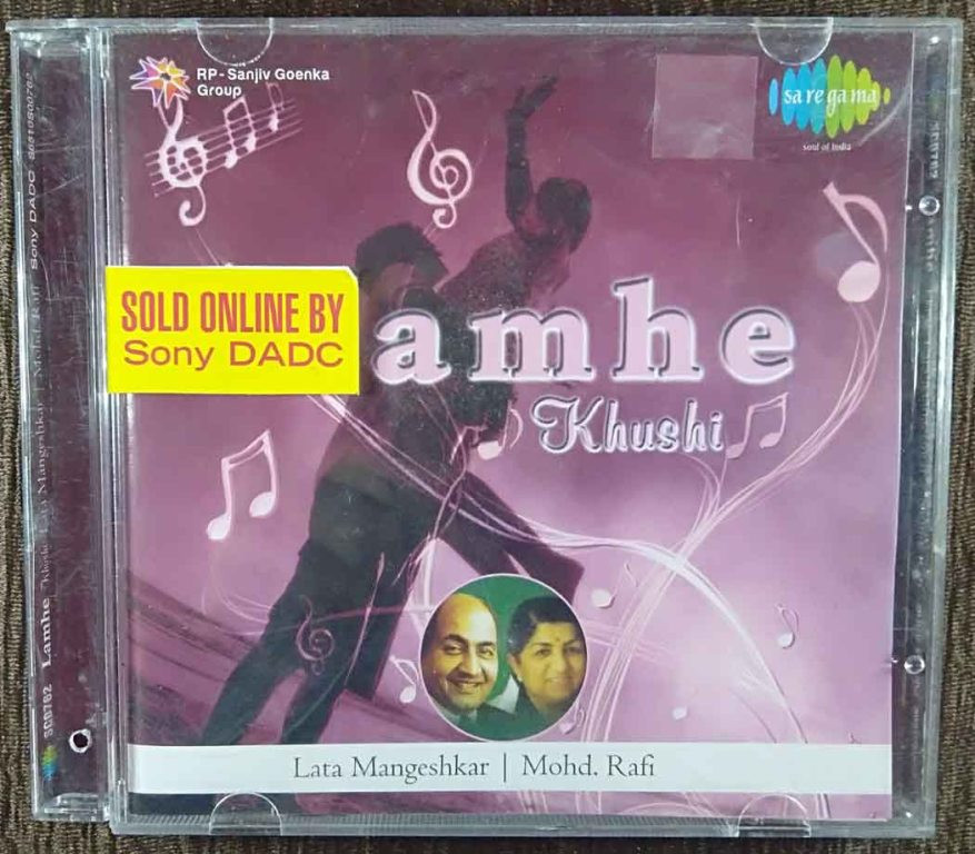 Lata Mangeshkar & Mohd. Rafi – Lamhe Khushi (2015) Compilation Pre-Owned SA RE GA MA, RP Sanjiv Goenka Group Audio CD