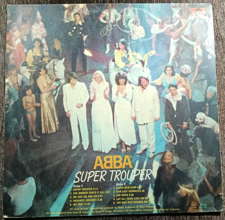 ABBA – Super Trouper (1980) Pre-Owned Vinyl, 12" Polydor LP Record