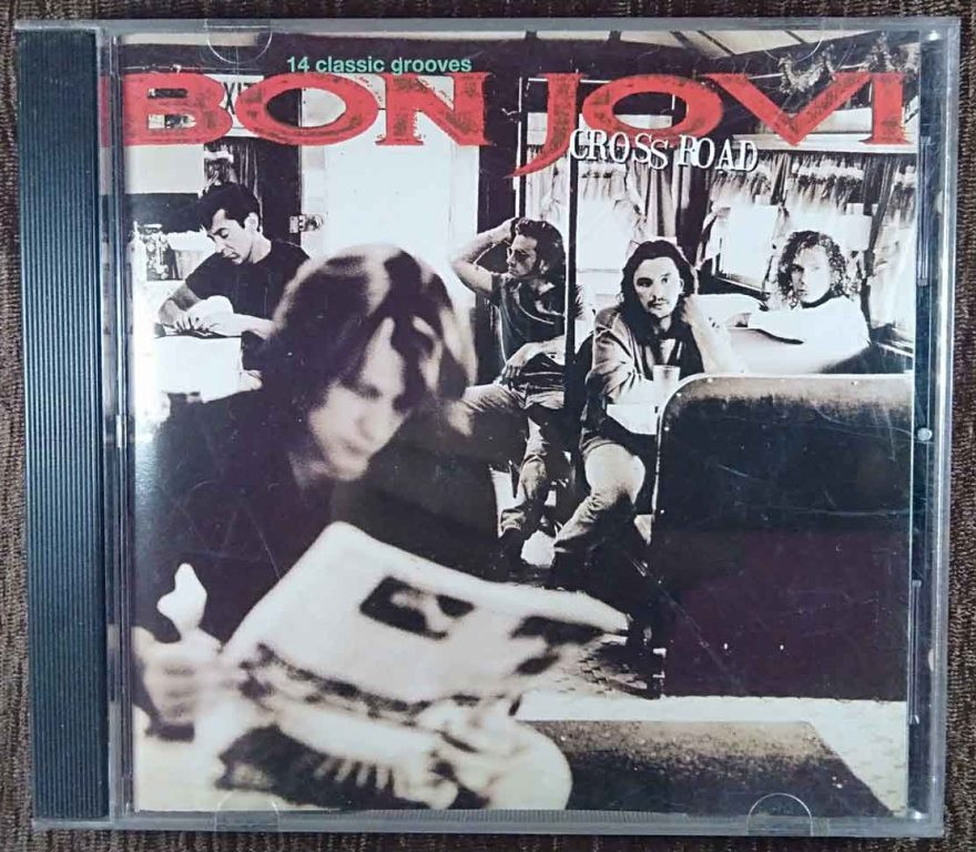 Bon Jovi - Cross Road - 14 Classics Grooves (1994) Compilation Pre-Owned BMG, Polygram, Mercury Audio CD