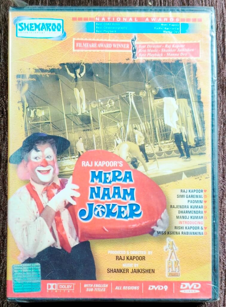 Mera Naam Joker (1970) Raj Kapoor Pre-Owned Shemaroo DVD Set