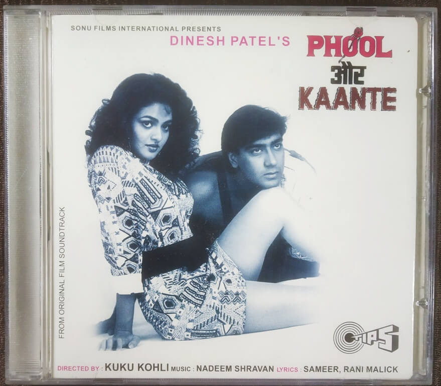 Phool Aur Kaante (1996) Nadeem Shravan Pre-Owned  Tips Audio CD