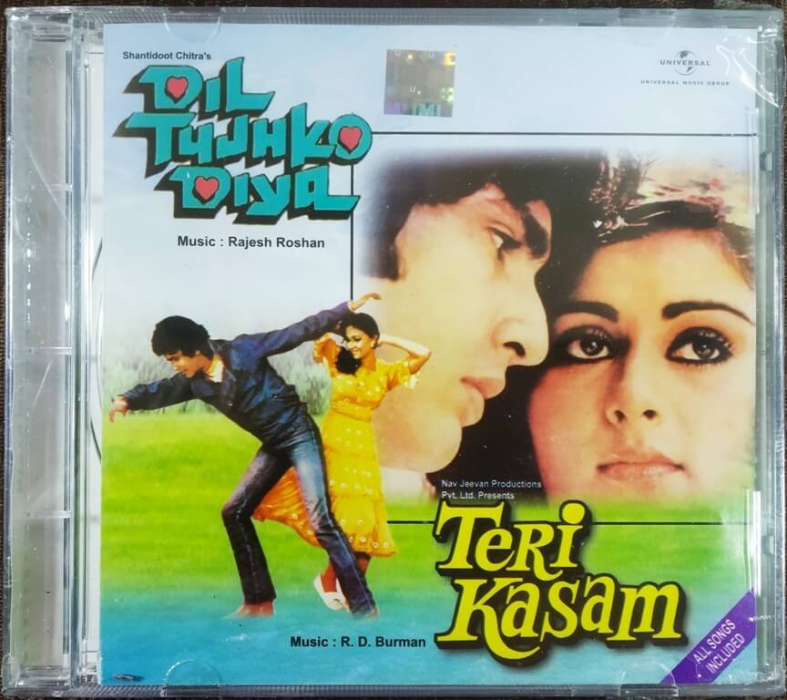 Dil Tujhko Diya (1983) Rajesh Roshan / Teri Kasam (1982) R.D. Burman Pre-Owned Audio CD