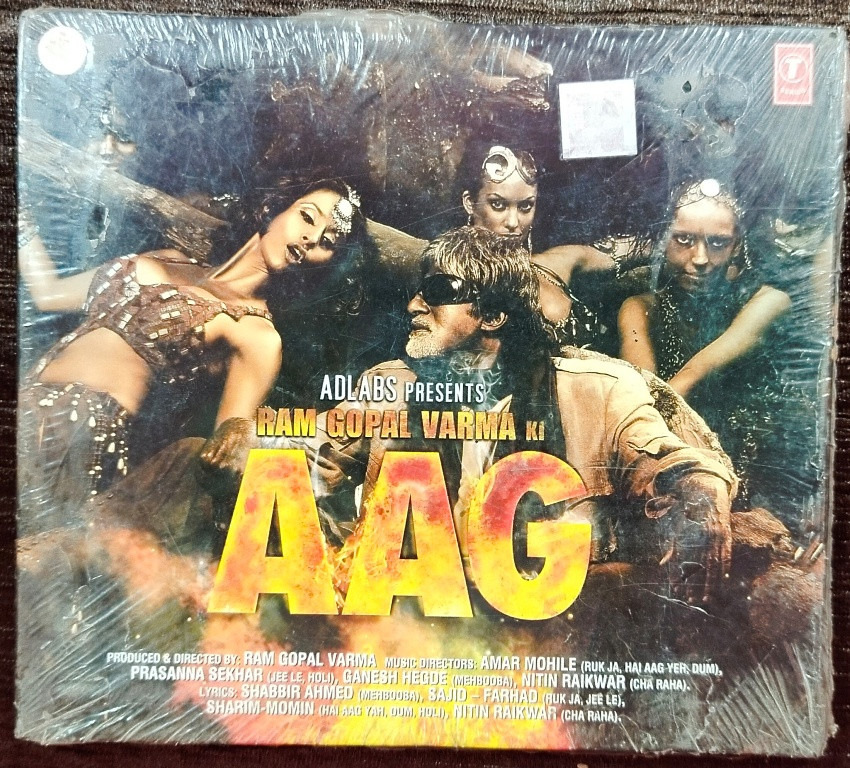 Aag (2007) Amar Mohile, Prasanna Shekhar , Ganesh Hegde, & Nitin Raikwar Pre-Owned T-Series ‎ Audio CD