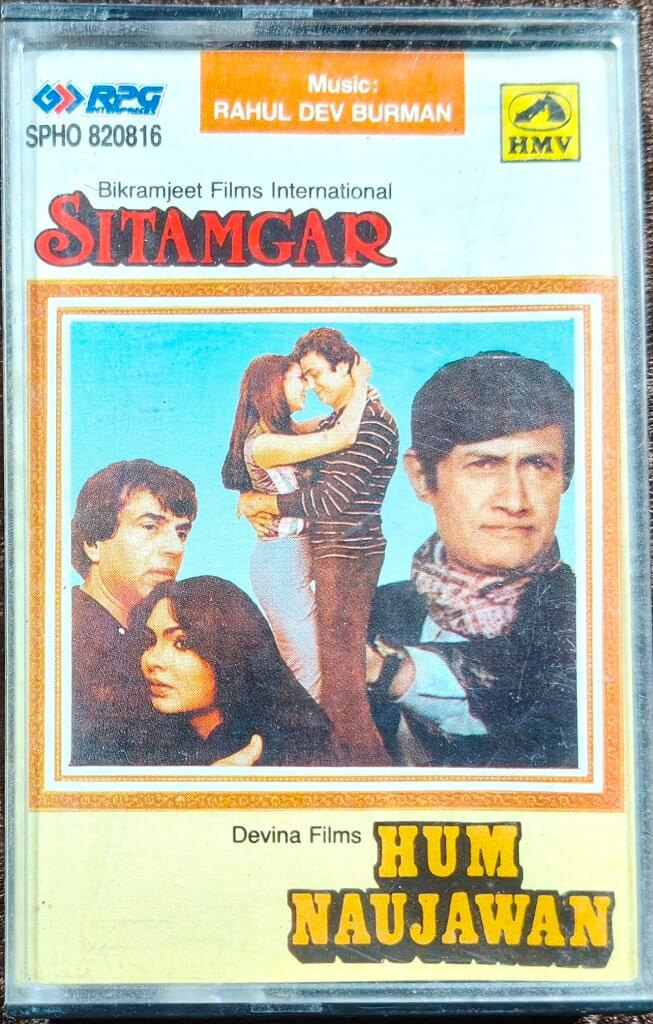 Sitamgar (1984) Rahul Dev Burman / Hum Naujawan (1985) Rahul Dev Burman Pre-Owned RPG, HMV Audio Cassette