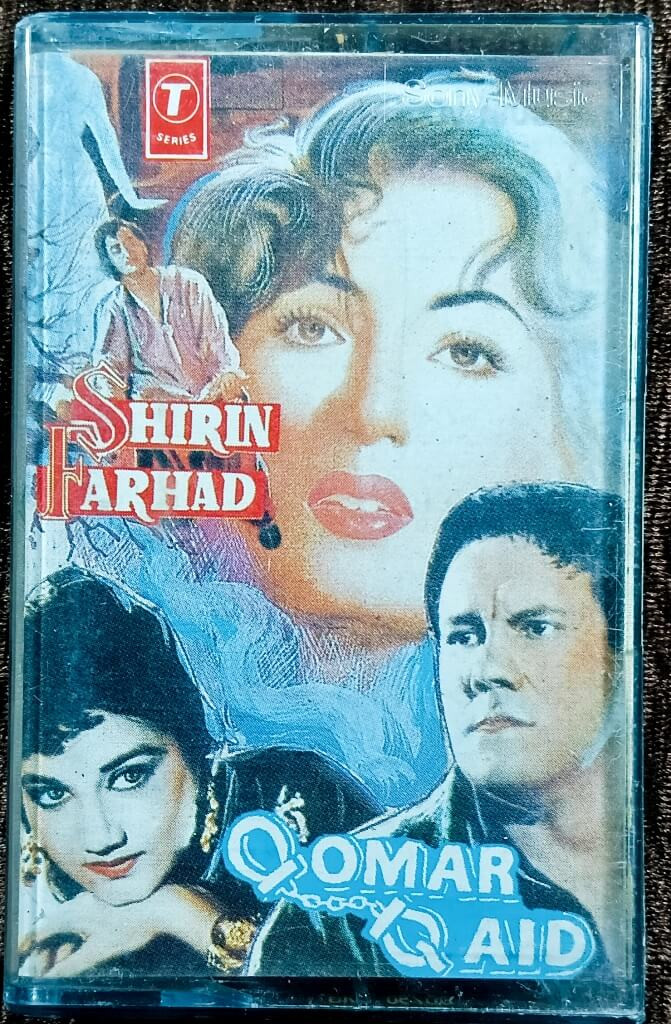 Shirin Farhad (1956) S Mohinder/ Oomar Qaid (1961)  Iqbal Qureshi Pre-Owned T-Series Audio Cassette