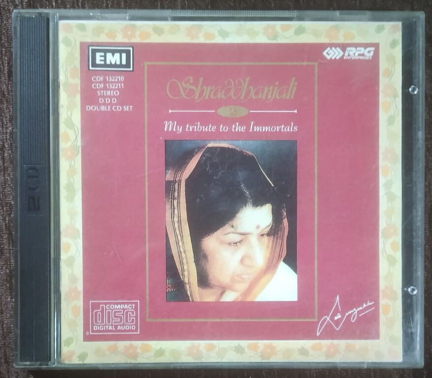 Lata Mangeshkar - Shraddhanjali Vol.2 Compilation Pre-Owned EMI Imported Dubble Audio CD