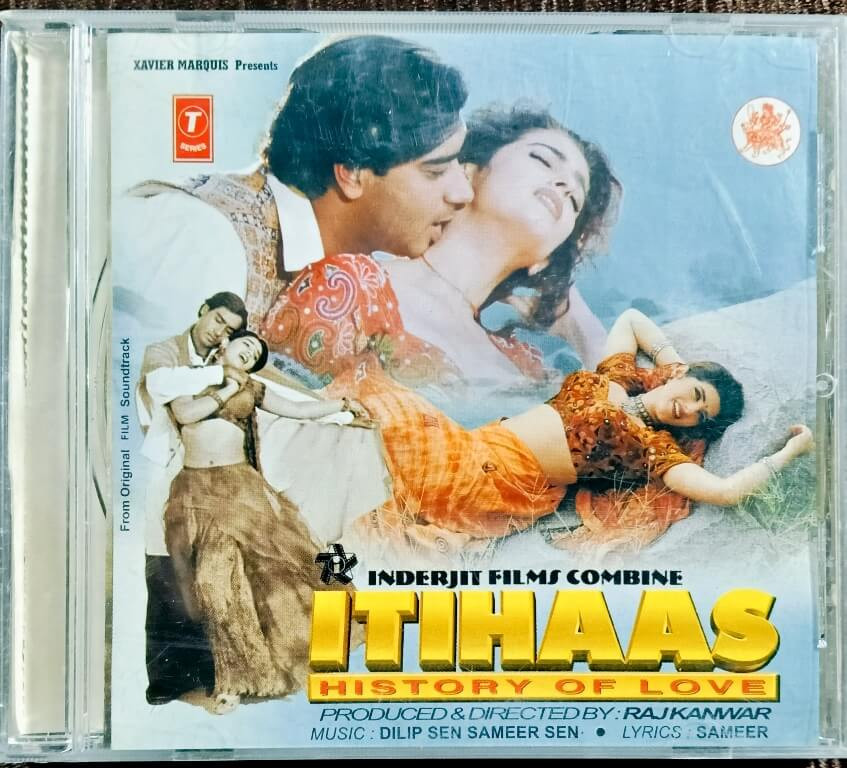 Itihaas (History Of Love) (1997) Dilip Sen-Sameer Sen Pre-Owned T-Series Audio CD