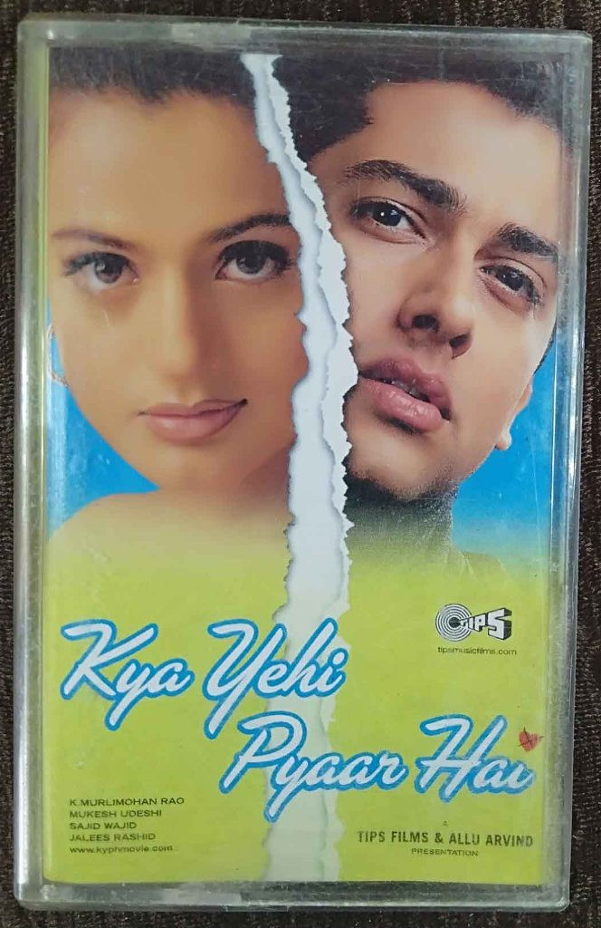 Kya Yehi Pyaar Hai (2001) Sajid-Wajid Pre-Owned TIPS Audio Cassette