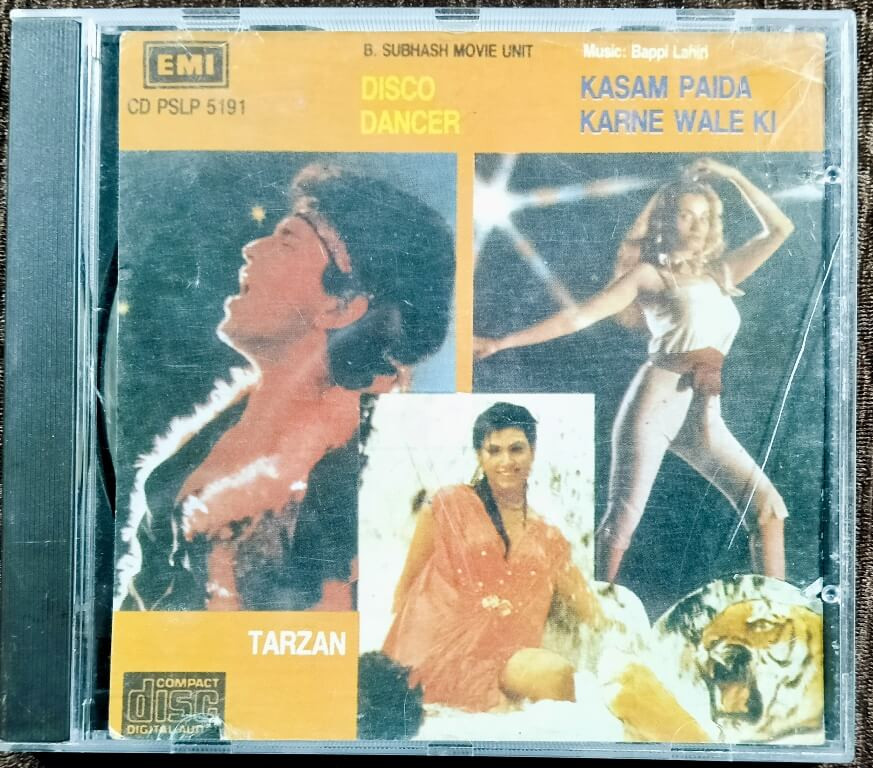 Disco Dancer (1982) Bappi Laheri / Kasam Paida Karne Wale Ki (1984) Bappi Laheri / Tarzan (1985) Bappi Laheri Pre-Owned EMI Imported Audio CD