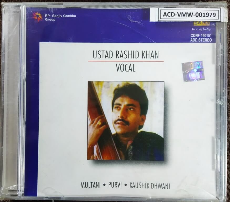 Ustad Rashid Khan - Vocal (1994) Ananda Gopal Bandopadhyay Pre-Owned SAREGAMA Audio CD