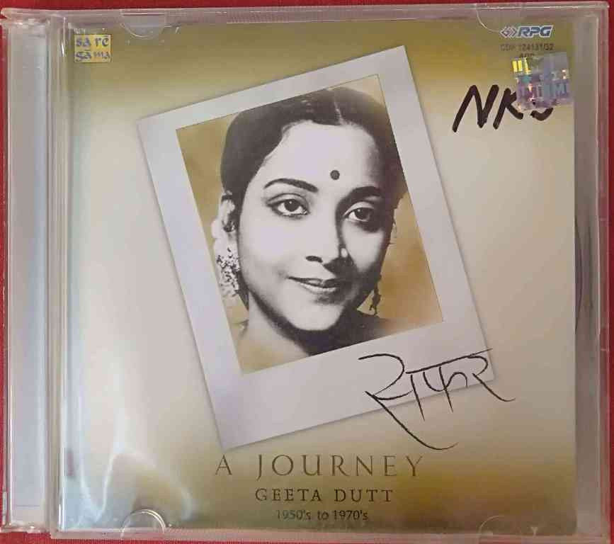 Geeta Dutt - Safar A Journey (2004) Pre-Owned Sa Re Ga Ma , Rpg Music Double Audio CD
