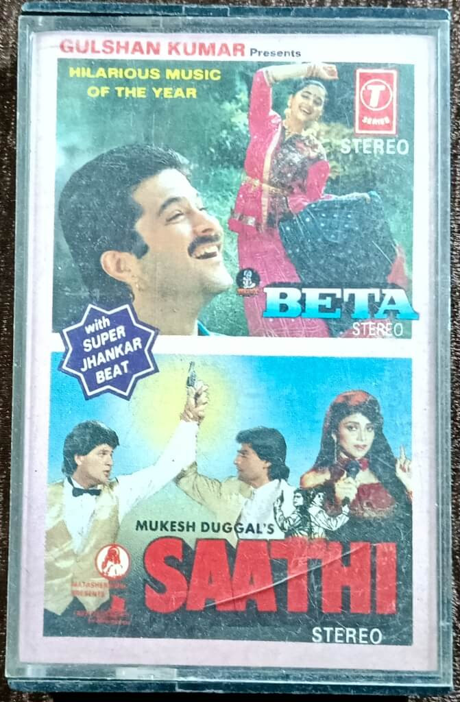 Beta (1991) Anand-Milind / Saathi (1991) Nadeem-Shravan With Super Jhankar Beats Pre-Owned T-Series Audio Cassette