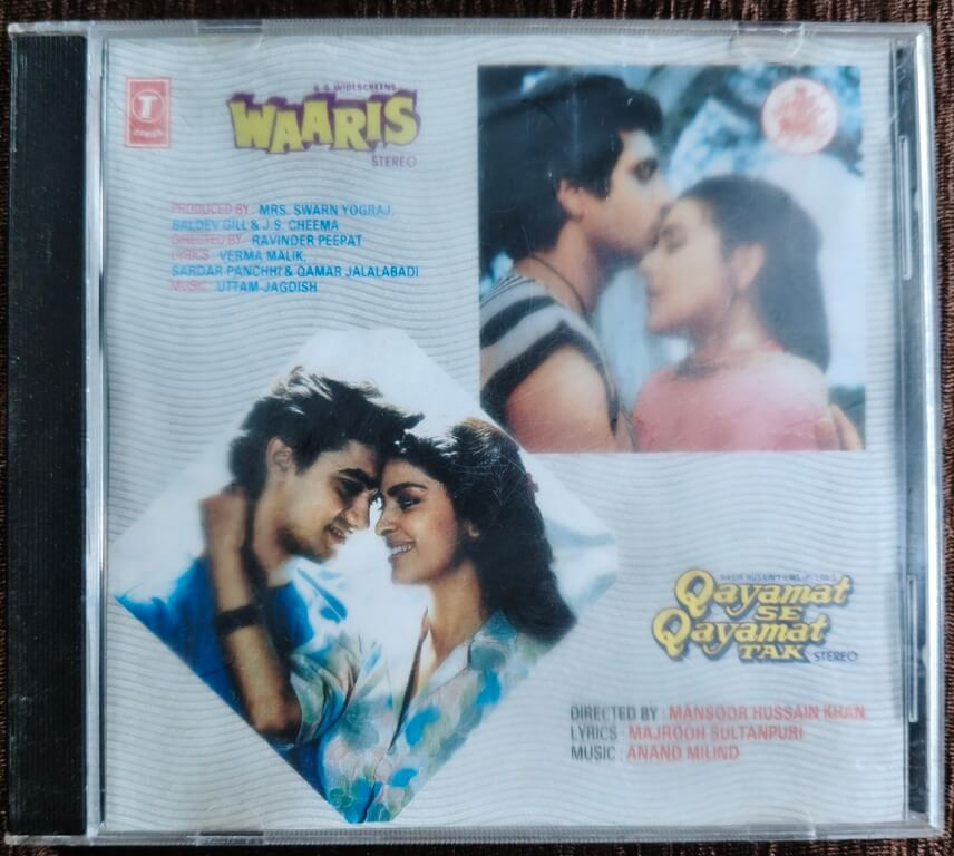 Qayamat Se Qayamat Tak (1989) Anand-Milind / Waaris (1988) Uttam Jagdish Pre-Owned T-Series Audio CD